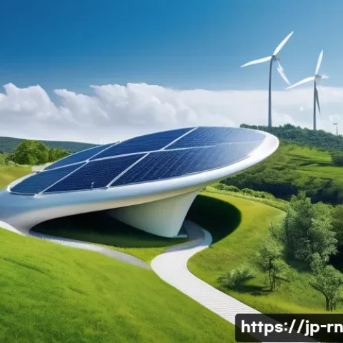 생체모방 기술의 글로벌 협력 사례 - A Sustainable Future Unveiled by Nature**

"A wide, breathtaking panoramic shot showcasing a harmoni...